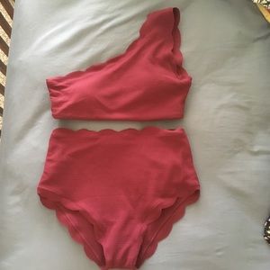 New, never worn Shein high waist bikini maroon